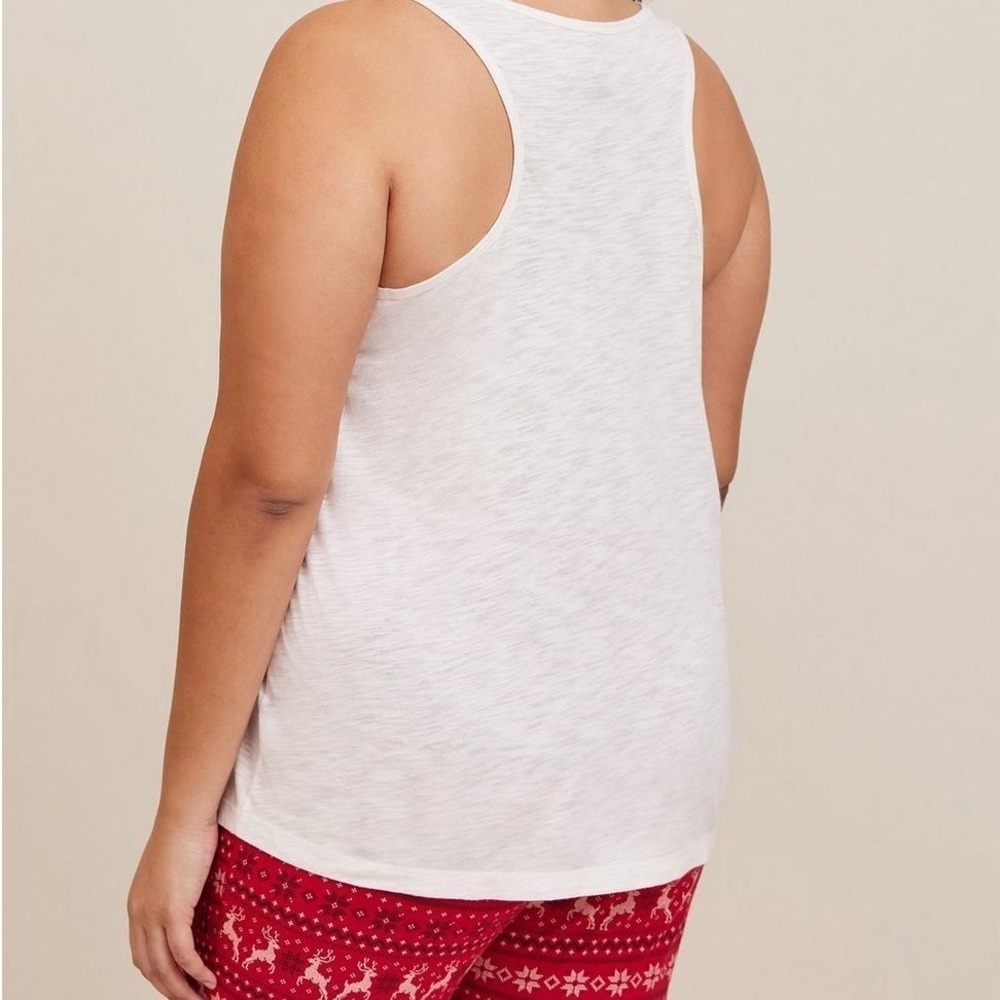 TORRID Slub Sleeveless Racerback Sleep Tank - Picture 2 of 3